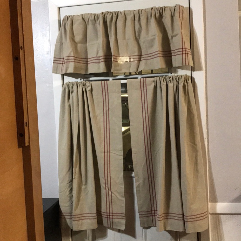 New Set of Curtains and Valance
